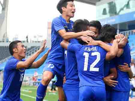 Olympic Thái Lan đang cho thấy những sự tiến bộ vượt bậc ở ASIAD.